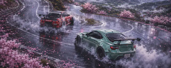 Обои машины: дрифт, Nissan Silvia, Toyota GT86, Nissan