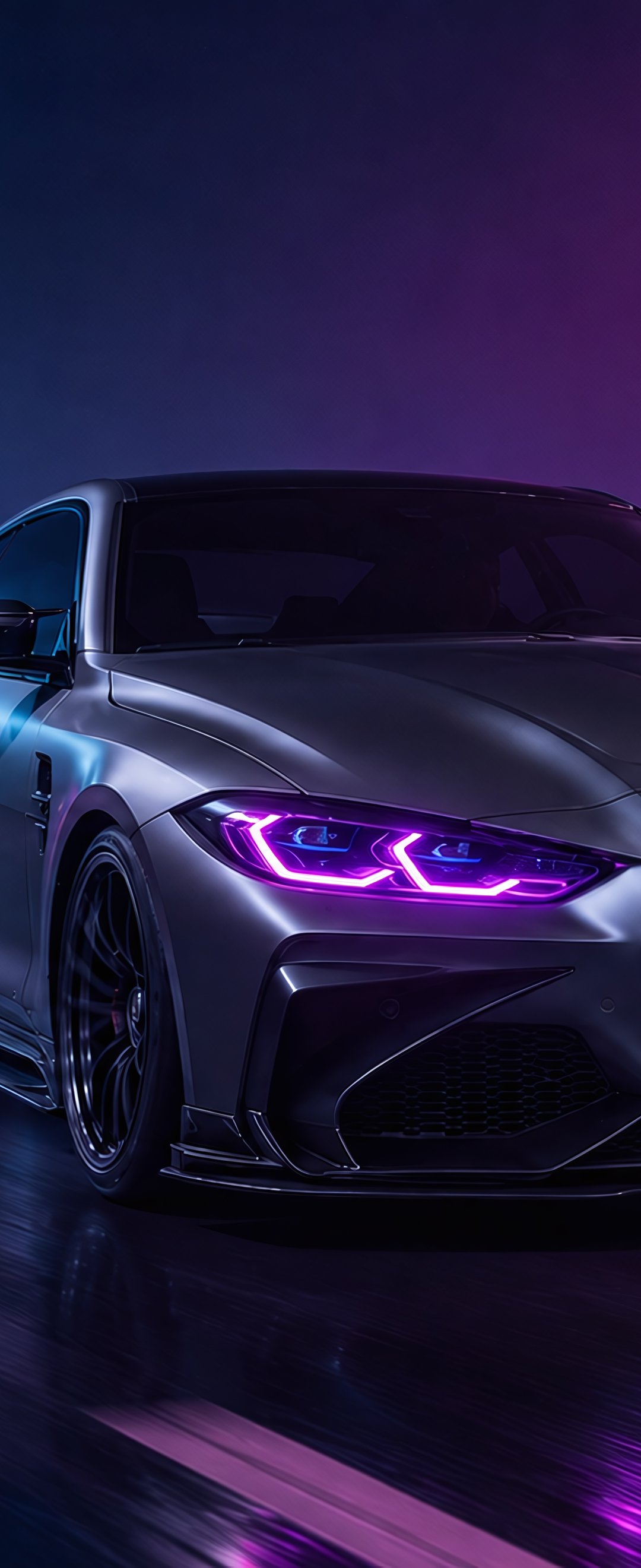 BMW M4 G82 с обвесом ADRO - Обои для Samsung Galaxy Z Flip6, Motorola Razr 2025 в разрешении 1080x2640