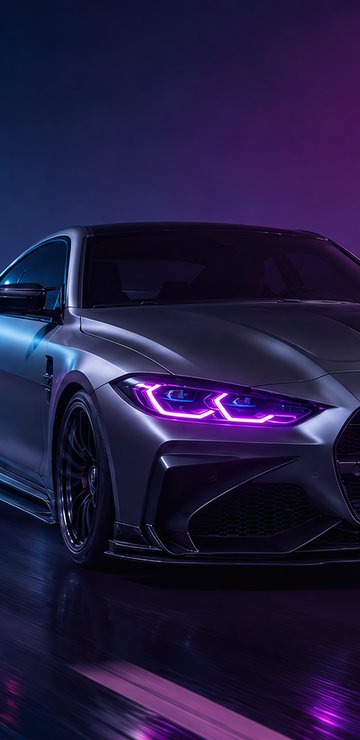 BMW M4 G82 с обвесом ADRO - Обои для Samsung в разрешении 360x740