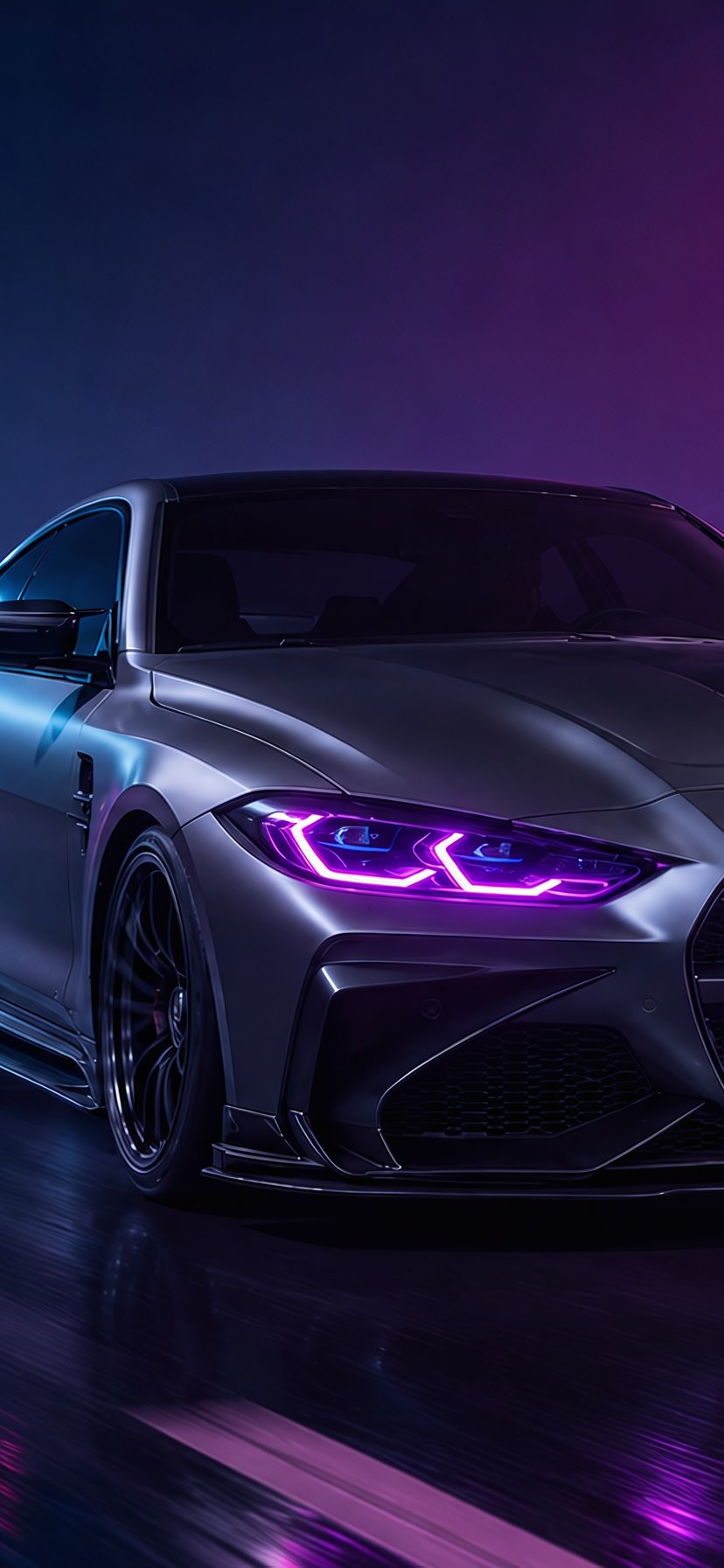 BMW M4 G82 with ADRO body kit - Wallpapers for iPhone 11/XR in 828x1792 resolution
