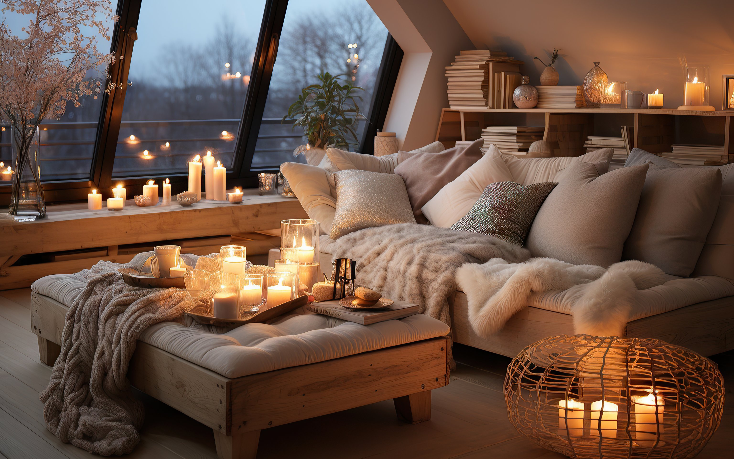 Hygge Living Room - Wallpapers for Apple MacBook 16″ in 3072x1920 resolution