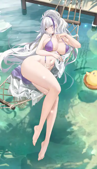 Wallpapers for Xiaomi 17/17 Pro (1220x2608): Unzen, Azur Lane, anime girl, blonde
