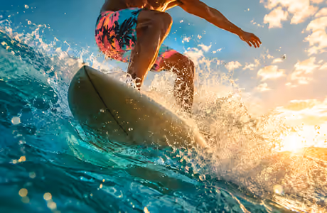 Splash Wallpapers: surfer, man, surfing, ocean