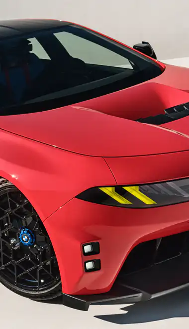 Обои для iPhone 17 Pro/17/16 Pro (1206x2622): BMW M3, BMW 3, электромобиль, седан