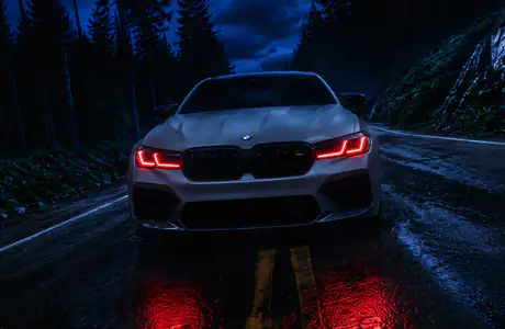 Wallpapers for iPad Air 10.9″ (2360x2360): BMW M5, BMW 5, road, asphalt