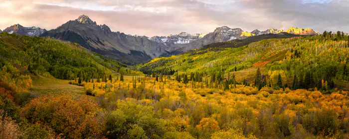 UltraWide 32:9 wallpapers (5120x1440): Colorado, USA, mountains, valley