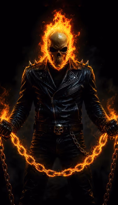 Action Wallpapers for iPhone 4/4S (640x960): Ghost Rider, horror, action, leather