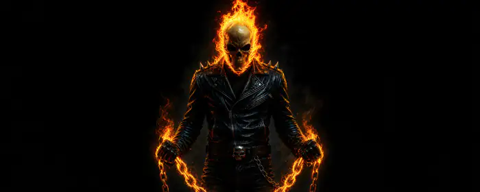 UltraWide 32:9 wallpapers (5120x1440): Ghost Rider, horror, action, leather