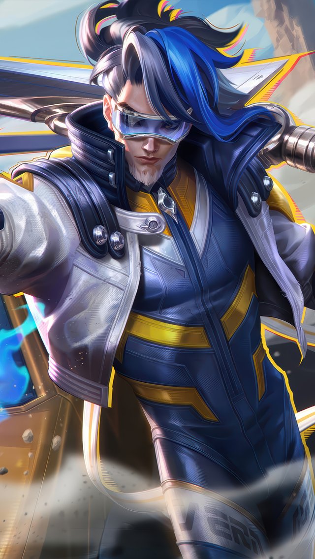 Master Yi with a long sword - Wallpapers for iPhone 5/5S/5C/SE in 640x1136 resolution