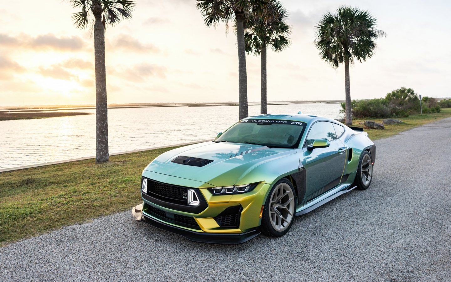 Ford Mustang RTR Spec 5 by the Ocean - WSXGA wallpapers in 1440x900 resolution