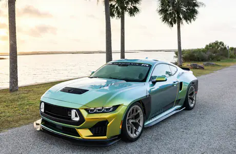 Wallpapers for Apple MacBook 16″ (3072x1920): Ford Mustang, spoiler, body kit, llivery