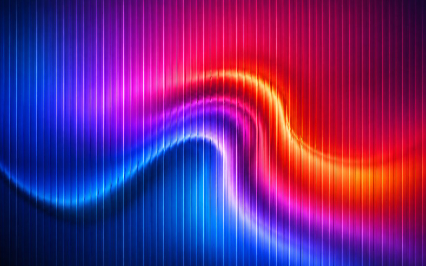 Neon Glass Wave Gradient - WSXGA wallpapers in 1440x900 resolution