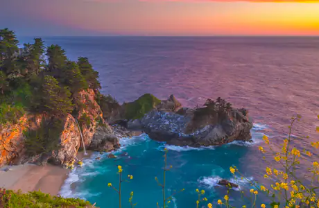 Wallpapers for Apple MacBook 16″ (3072x1920): California, USA, Pacific Ocean, sunset