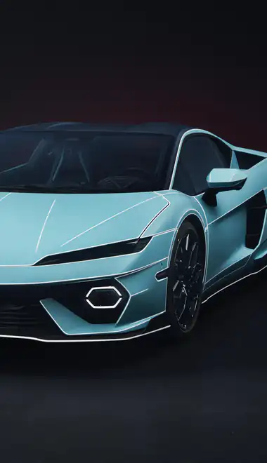 Wallpapers for iPhone 4/4S (640x960): Lamborghini Temerario, supercar, coupe, hypercar