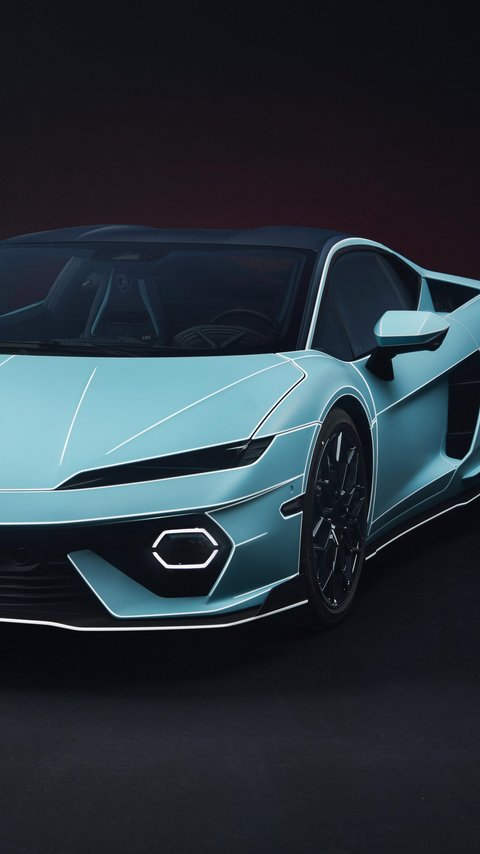 Lamborghini Temerario в студии - Обои для LG/ASUS в разрешении 480x854