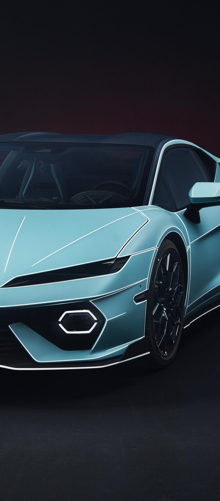 Lamborghini Temerario Studio - Wallpapers for Xiaomi Redmi 14C, POCO C71/C75/M7, Infinix Note 8 in 720x1640 resolution