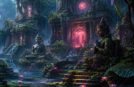Ancient World wallpapers for MacBook 14.2″ (3024x1964): wasteland, temple, jungles, ruins