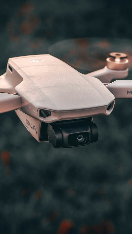DJI Mavic Mini drone flying - Wallpapers for Samsung, HTC, Sony in 540x960 resolution