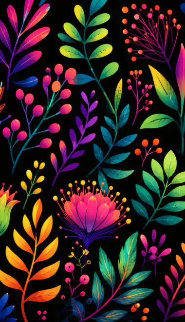 Exclusive LikeaPic Wallpapers: floral pattern, flowers, leaves, petals