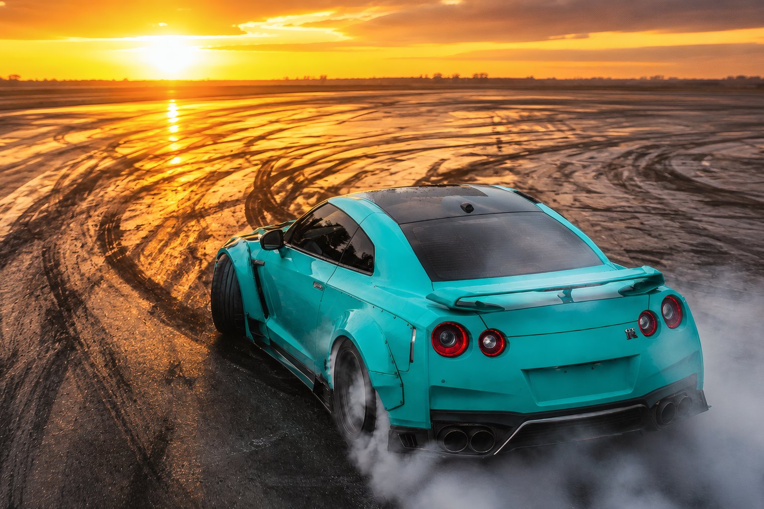 Nissan GTR R35 Drift - Microsoft Surface 12.4″ wallpapers in 1536x1024 resolution