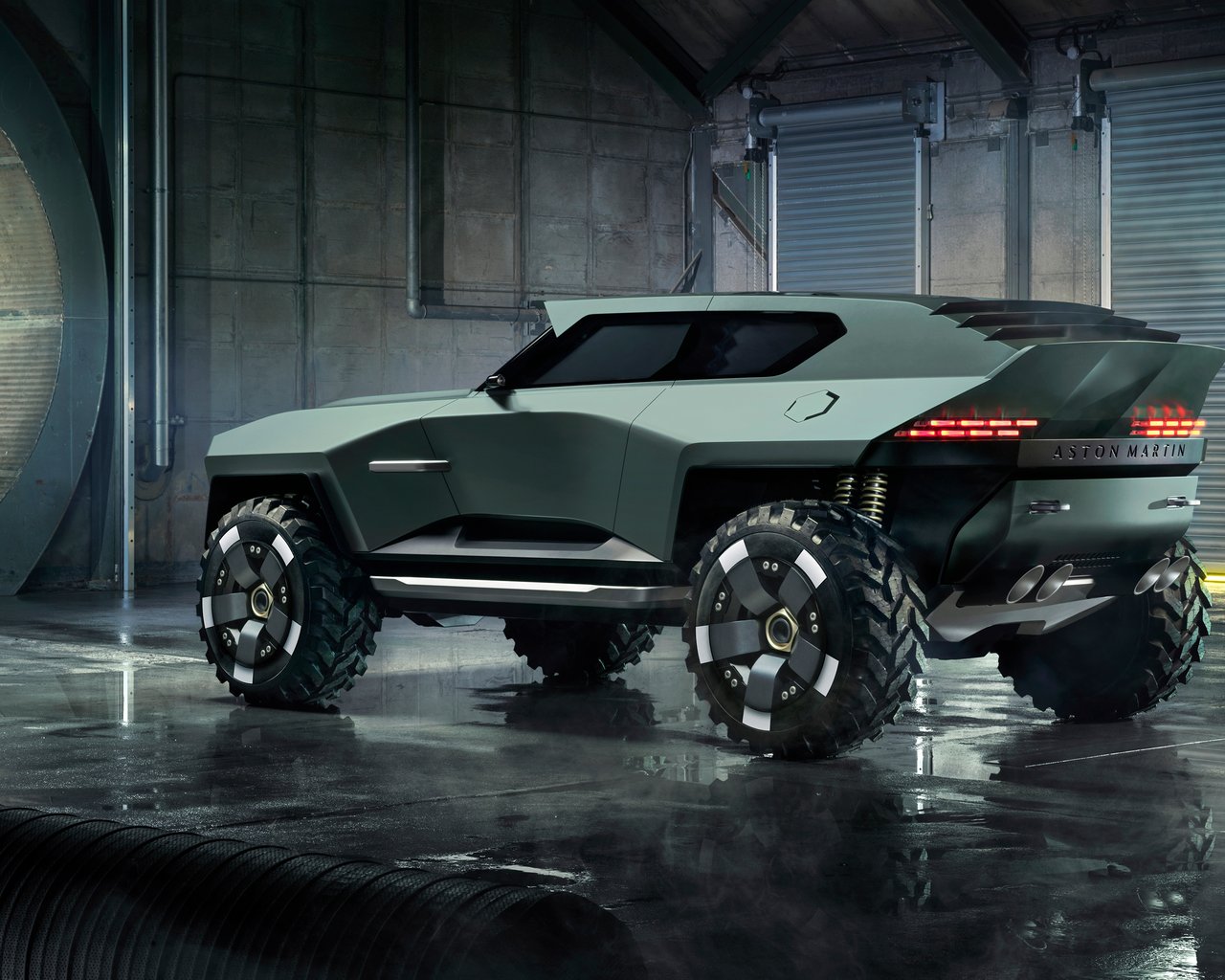 Aston Martin Dreadnought Rear View - SXGA wallpapers in 1280x1024 resolution