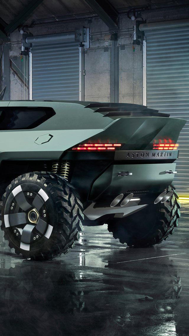 Aston Martin Dreadnought Rear View - Wallpapers for iPhone 5/5S/5C/SE in 640x1136 resolution