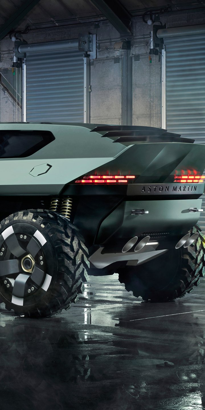 Aston Martin Dreadnought сзади - Обои для Samsung Galaxy A03s, Xiaomi Redmi 7A, POCO C3 в разрешении 720x1440