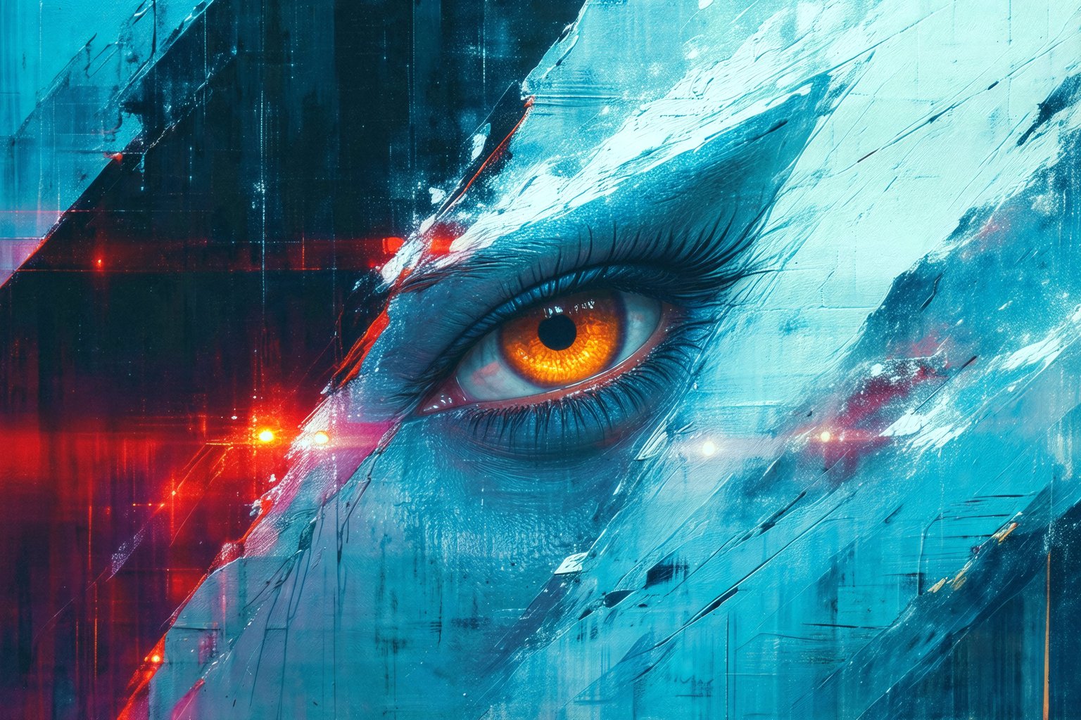 Abstract Glowing Eye with Contrast - Microsoft Surface 12.4″ wallpapers in 1536x1024 resolution