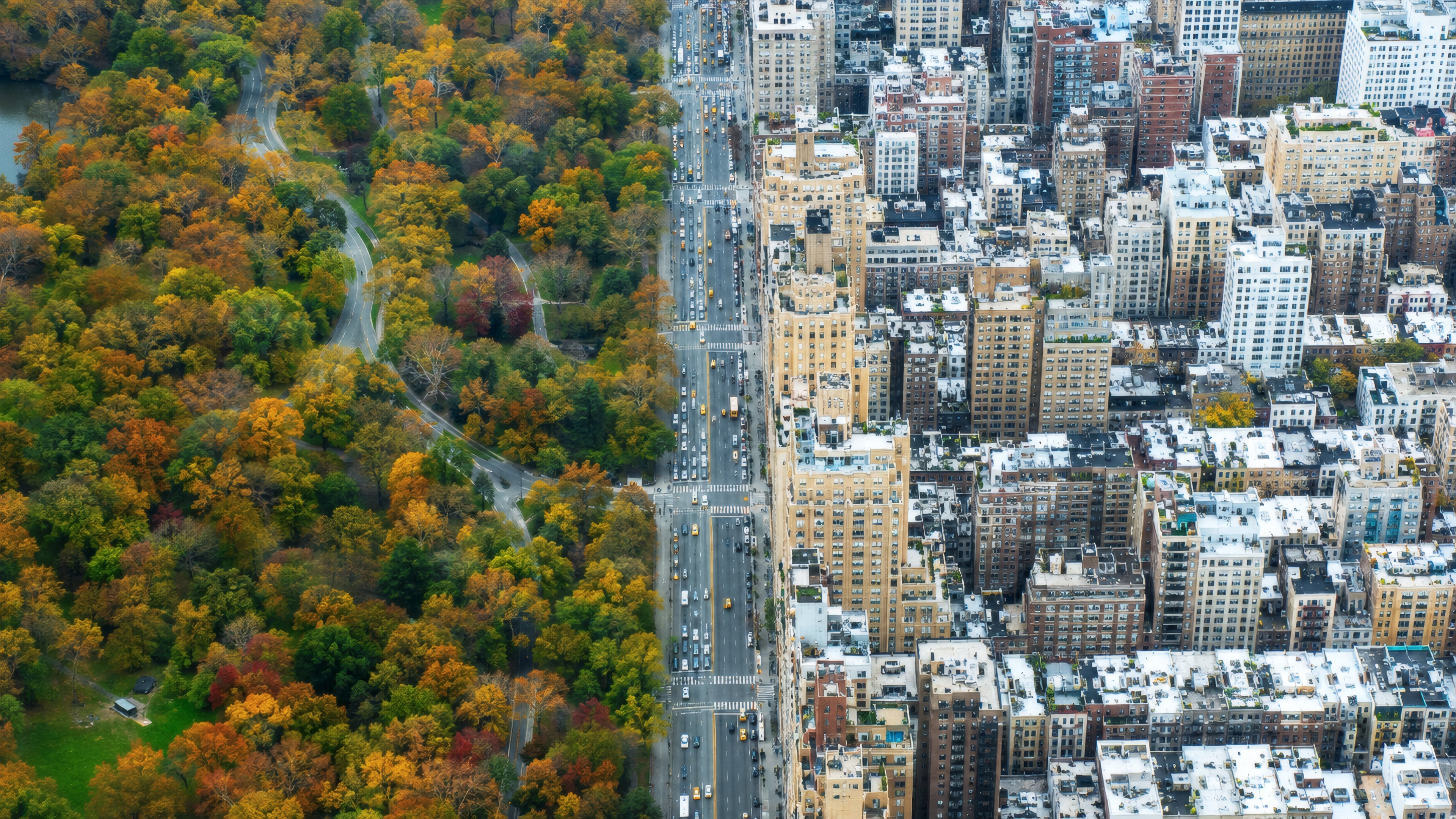 Central Park and Manhattan Skyline - 4K PC Wallpapers in 3840x2160 resolution