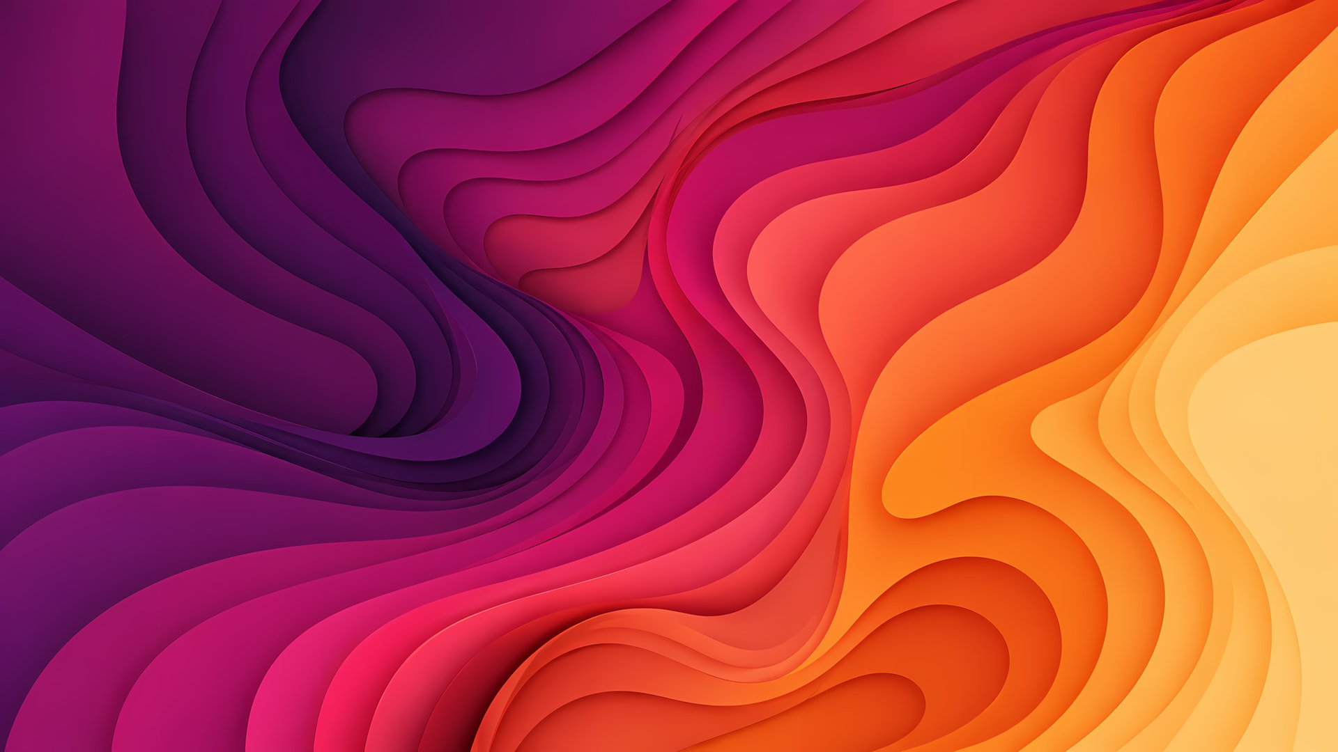 Abstract Gradient Wave Layer Pattern - Full HD wallpapers in 1920x1080 resolution