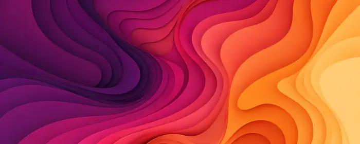 UltraWide 32:9 обои (3840x1080): волны, градиент, поток, слои
