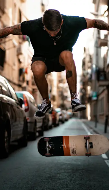 People wallpapers: man, skateboard, freestyle, street