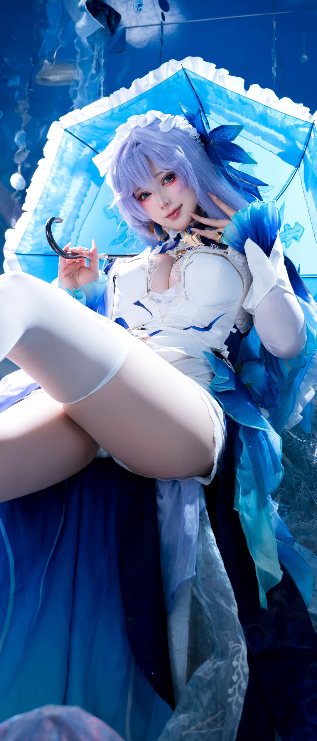 Sakura FF Cosplay as Cantarella - Wallpapers for Samsung Galaxy Z Flip7, Sony Xperia 5 II/5 III/5 V/10 IV/10 V, Xiaomi Mix Fold 3 in 1080x2520 resolution