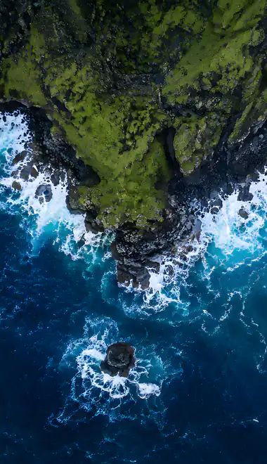 Wallpapers for iPhone 4/4S (640x960): Iceland, sea, ocean, coast