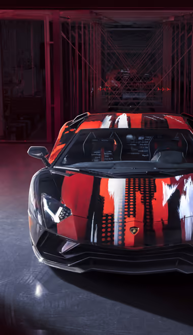 Обои кастомизация для LG/ASUS (480x854): Lamborghini Aventador, суперкар, Yohji Yamamoto, LED