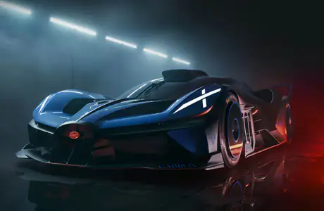WXGA_1280 wallpapers (1280x800): Bugatti Bolide, fog, hypercar, supercar