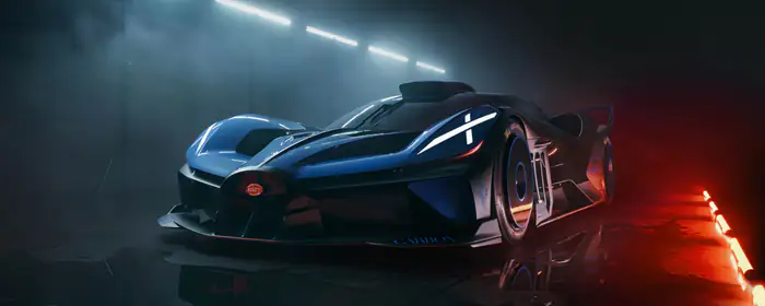 5K2K UltraWide 21:9 wallpapers (5120x2160): Bugatti Bolide, fog, hypercar, supercar