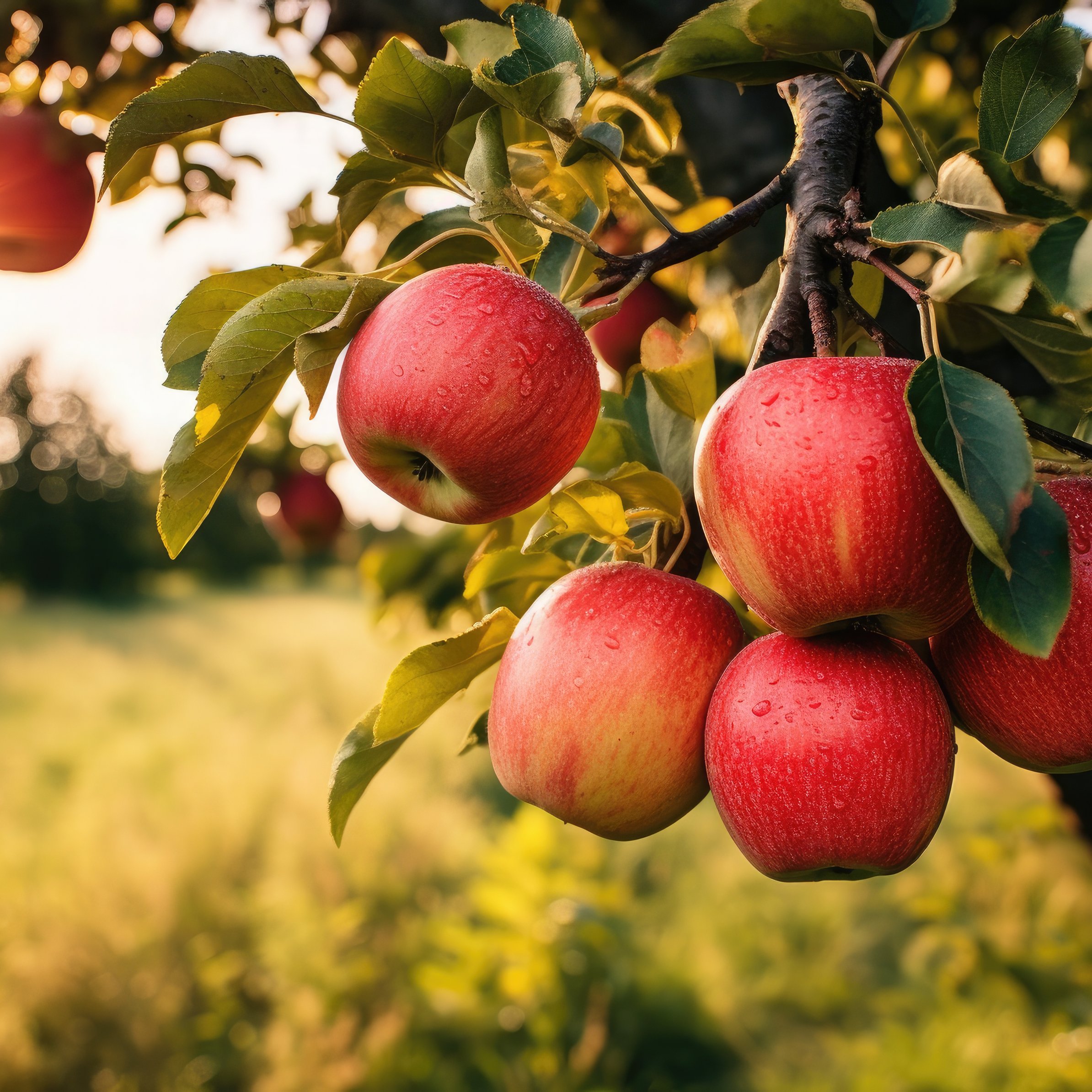 Summer Apple Tree Branch Close-Up - Wallpapers for iPad Pro 11″ in 2388x2388 resolution