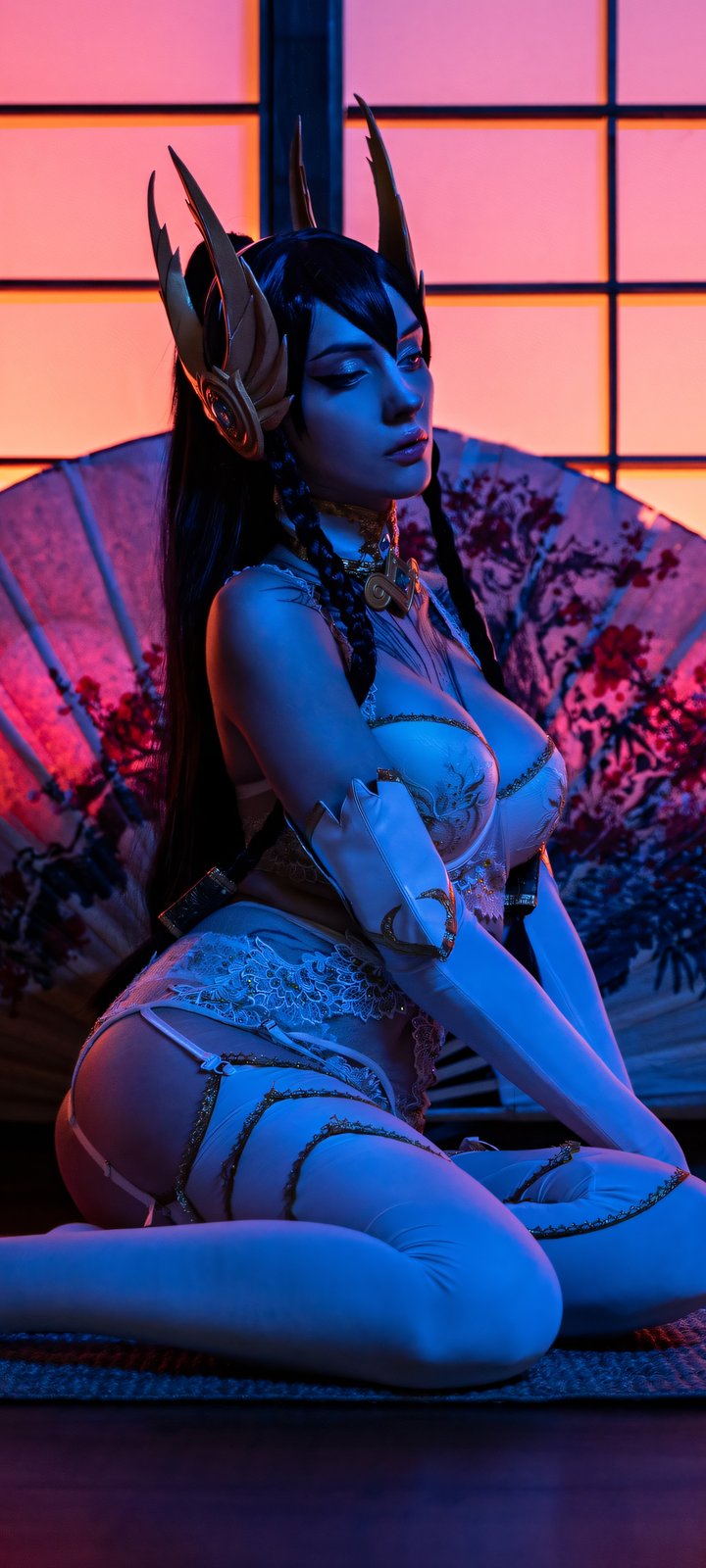 Alina Ma Japanese style Cosplay - Wallpapers for Xiaomi Redmi 10C/C40/C51, Samsung Galaxy A12/A02s/A03/M12 in 720x1600 resolution