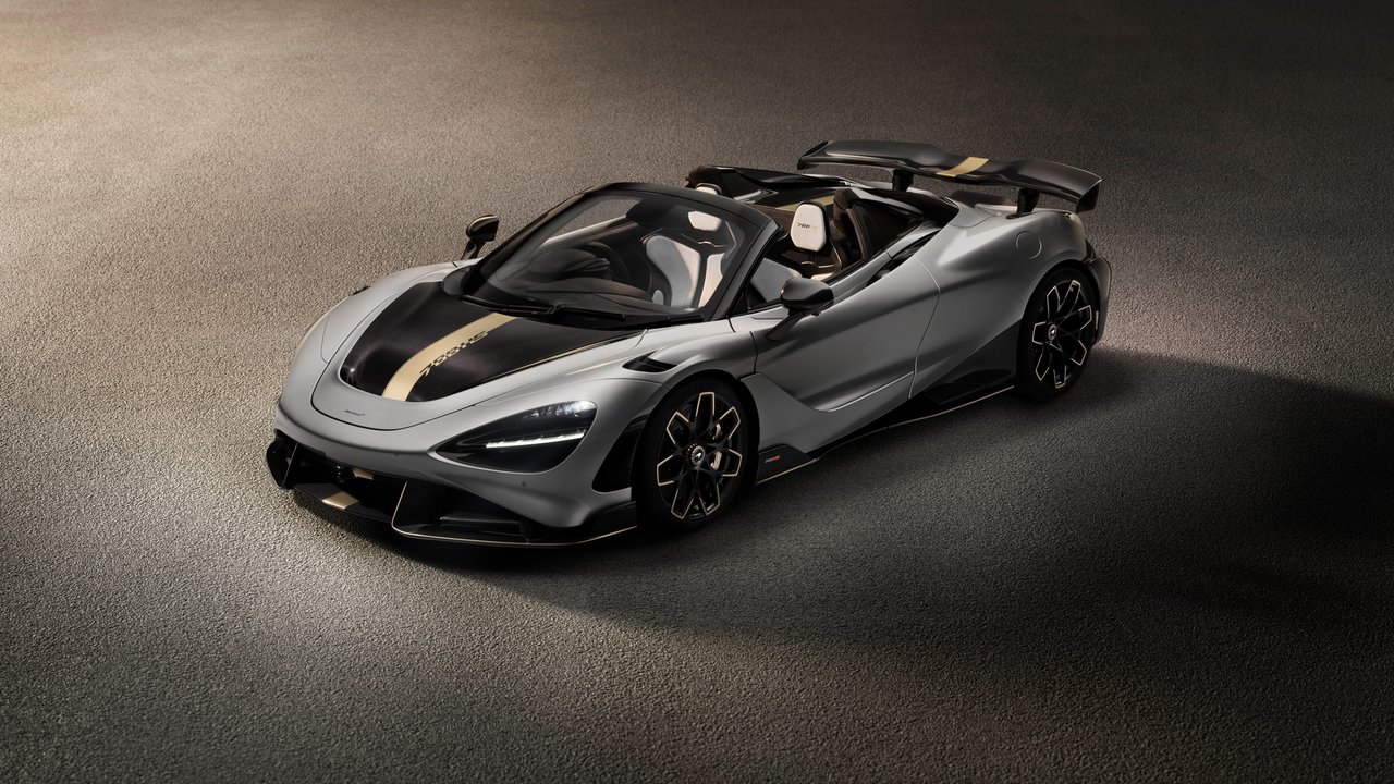 Серый McLaren 788HS Spider - HDV 720p обои в разрешении 1280x720