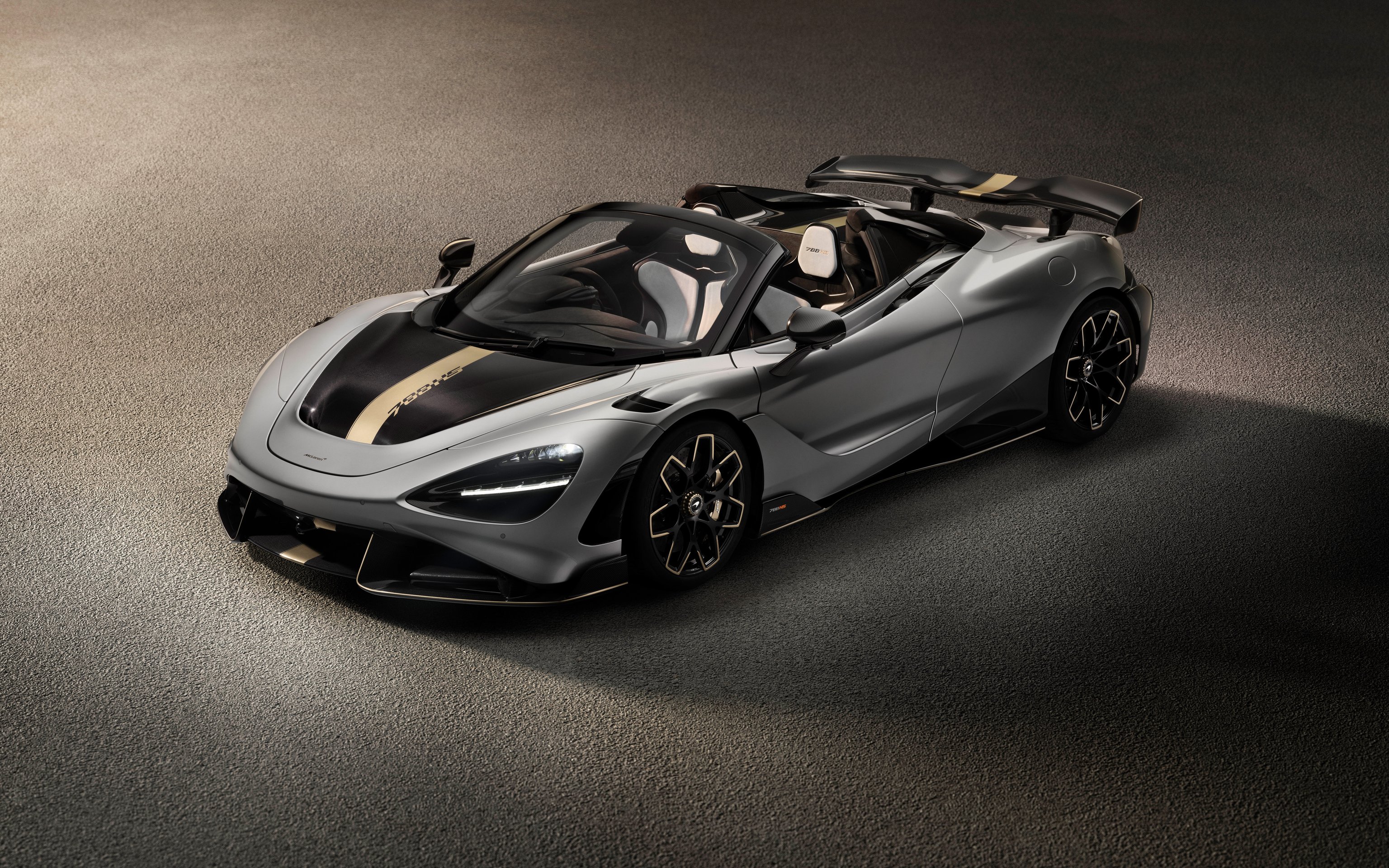Grey McLaren 788HS Spider - Wallpapers for Apple MacBook 16″ in 3072x1920 resolution