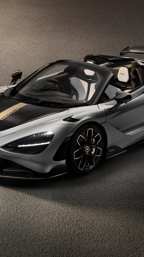 Grey McLaren 788HS Spider - Wallpapers for LG/ASUS in 480x854 resolution