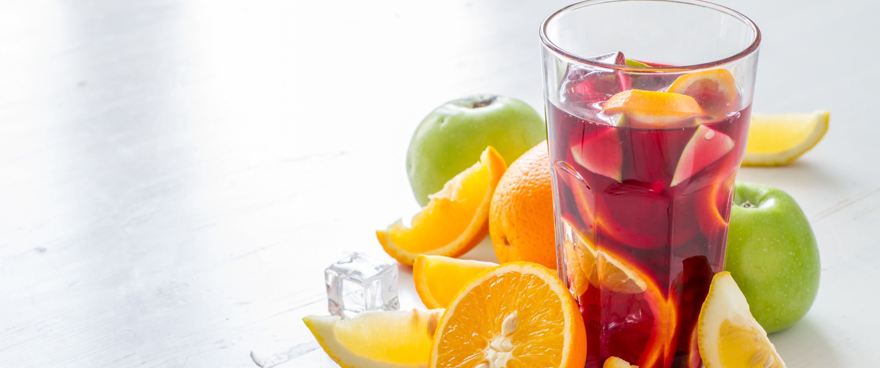 Fruit cocktail with orange - UltraWide 21:9 wallpapers in 3440x1440 resolution