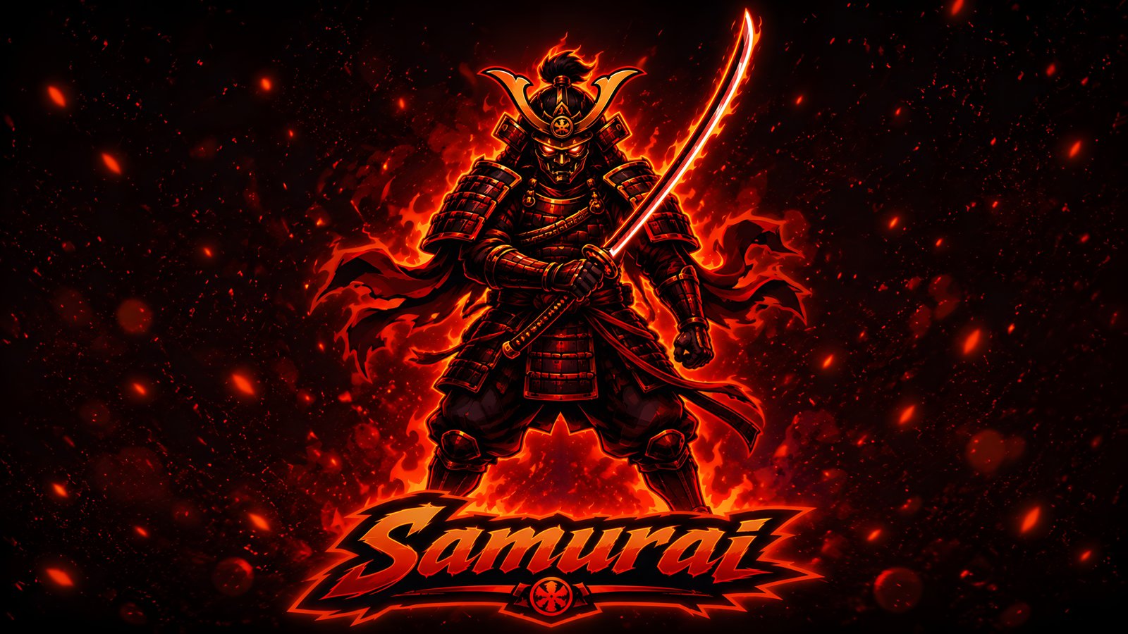 Armored Samurai Warrior with Katana - wXGA++ wallpapers in 1600x900 resolution