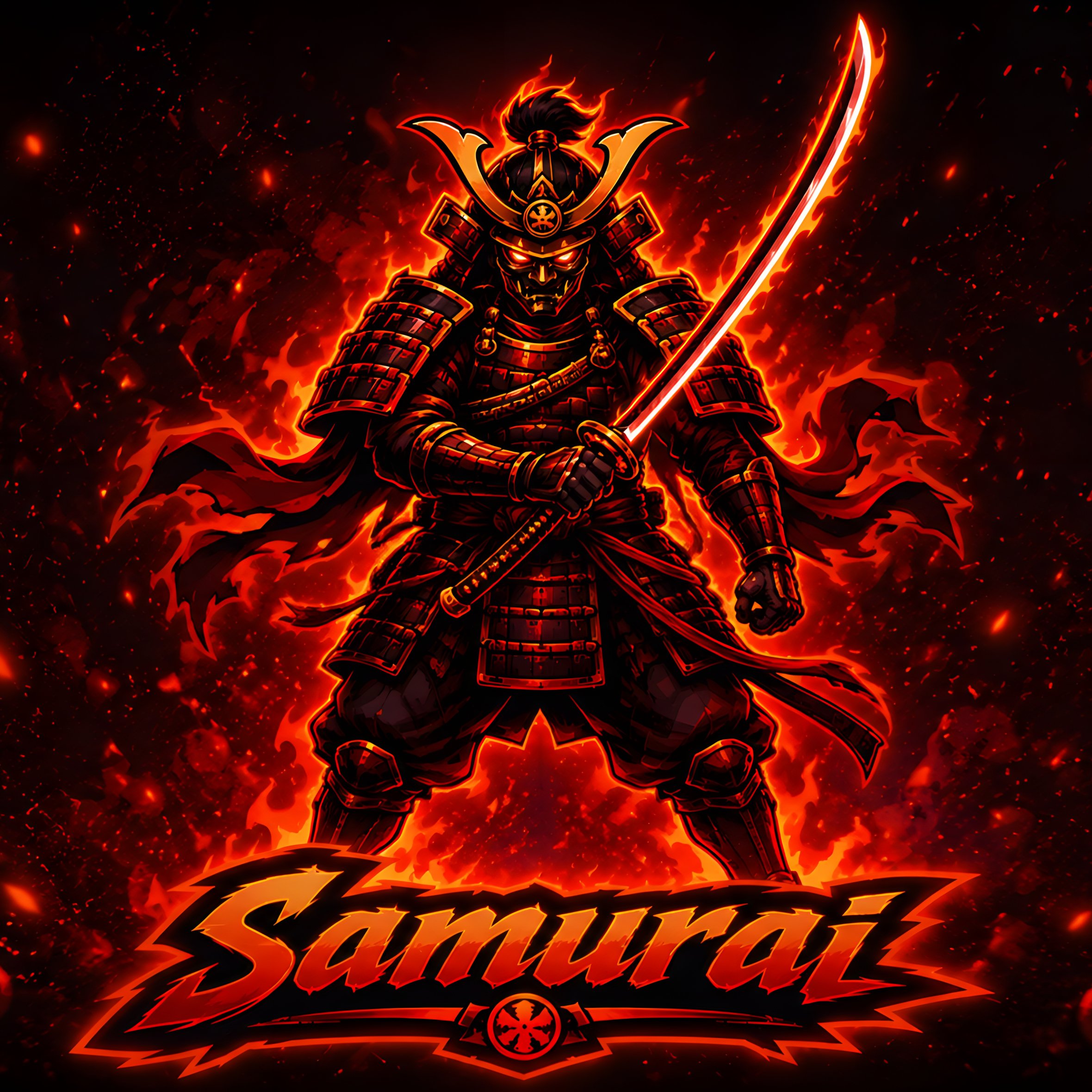 Armored Samurai Warrior with Katana - Wallpapers for iPad Air 10.9″ in 2360x2360 resolution