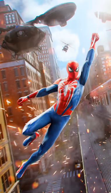 Обои метро для Samsung Galaxy A13/A14/A53, Realme 12 Pro 5G, POCO M5 (1080x2408): spider-Man 2, Человек-паук, Marvel, постер