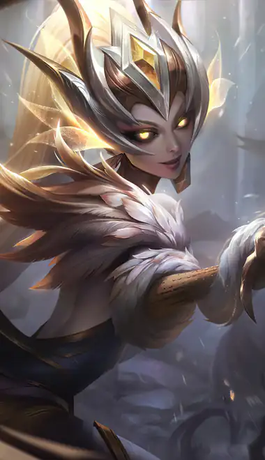 Обои для Sony Xperia 1/Xperia 1 III/Xperia PRO-I (1644x3840): Зайра, League Of Legends, женщина, блондинка
