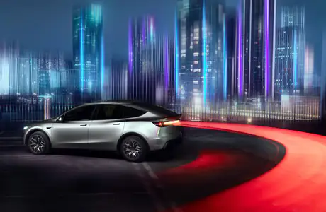 WUXGA wallpapers (1920x1200): Tesla Model Y, China, Guangzhou, skyscrapers