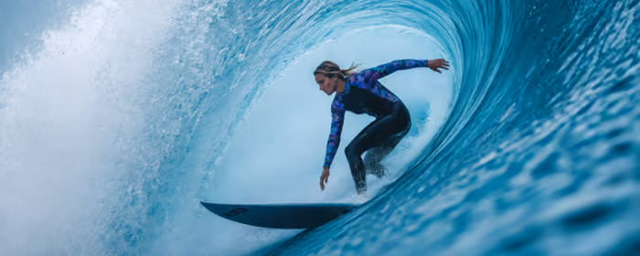 UltraWide 32:9 Balance wallpapers (3840x1080): surfer, woman, blonde, surfing