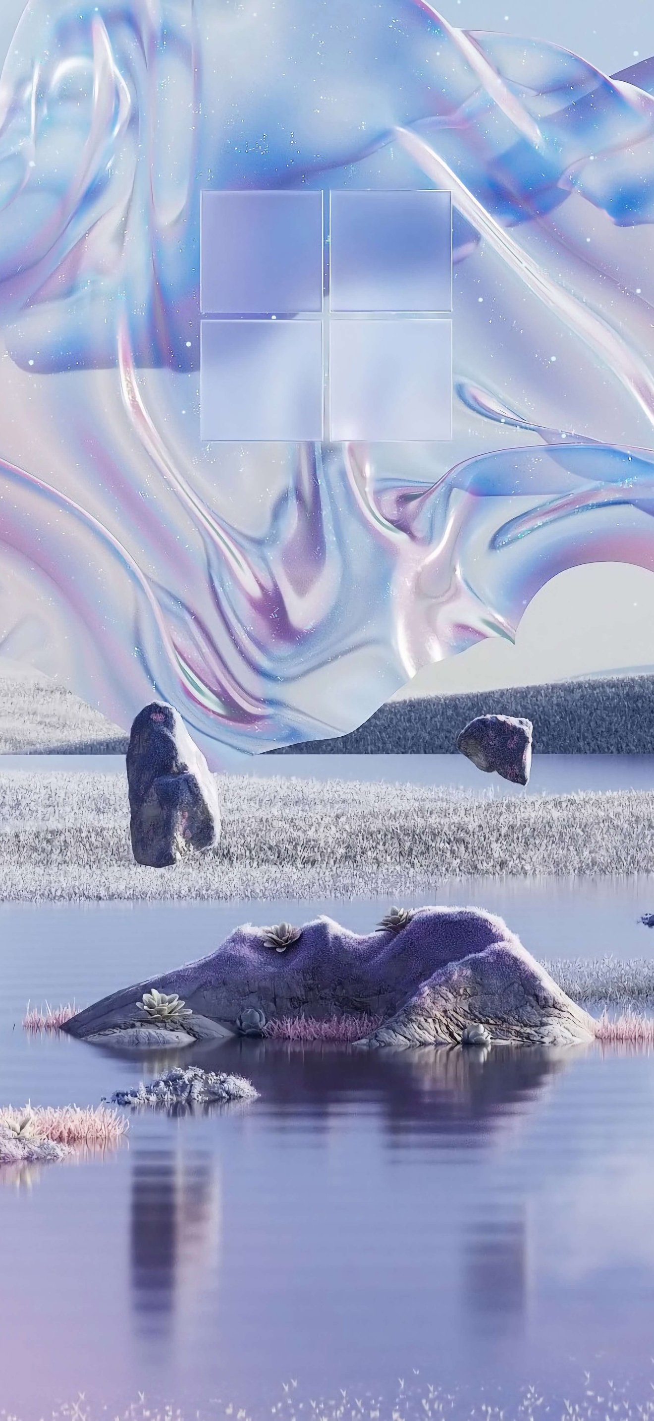 Microsoft Windows Surreal Lake - Wallpapers for iPhone 18 Pro Max/17 Pro Max/16 Pro Max in 1320x2868 resolution